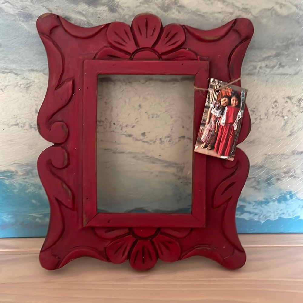 HANDMADE 5x7 frame from Guatamala NEW